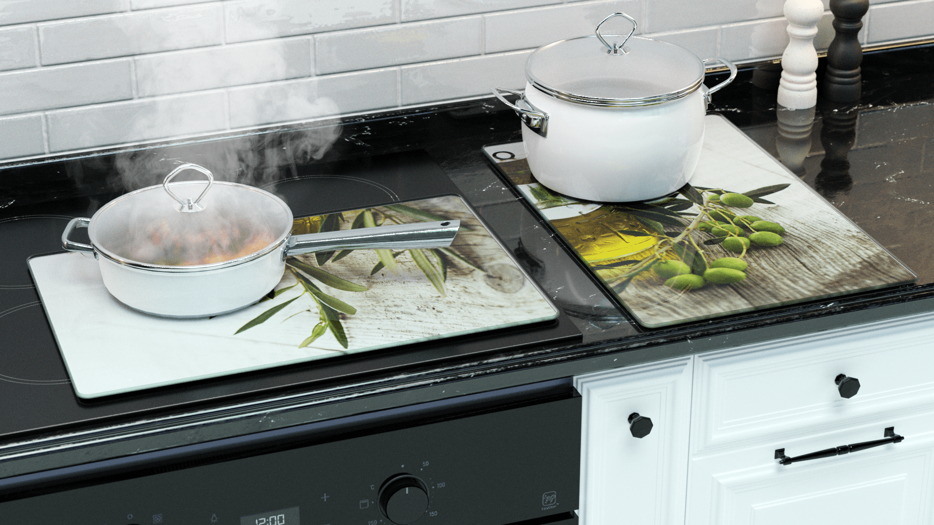 Generic La plaque en aluminium de la cuisinière prévient et protège  projections d'huile à prix pas cher