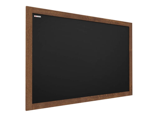 Tableau à Craie Noir avec Cadre en Bois Laqué 90x60cm - visualisation 1