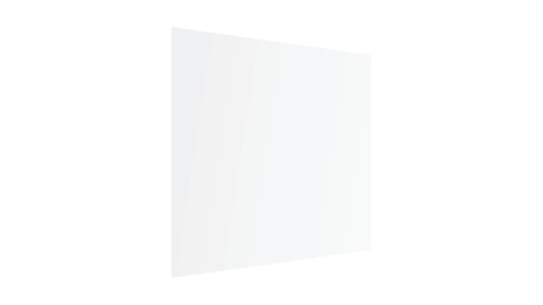 Crédence Fond de Hotte en Verre Trempé 60x65cm Style Blanc
