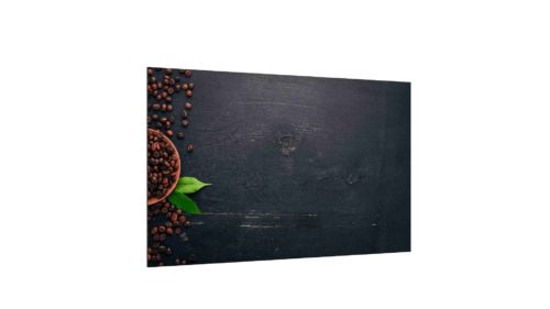 ALLboards Tableau en Verre Magnétique Café Grains de Café 90x60cm, Impression sur Verre - visualisation 6