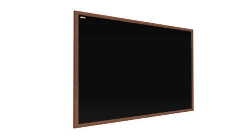 Tableau à Craie Noir avec Cadre en Bois Laqué 60x40cm - visualisation 6