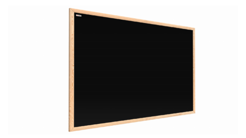 Tableau à Craie Noir Magnétique avec Cadre en Bois 60x40cm