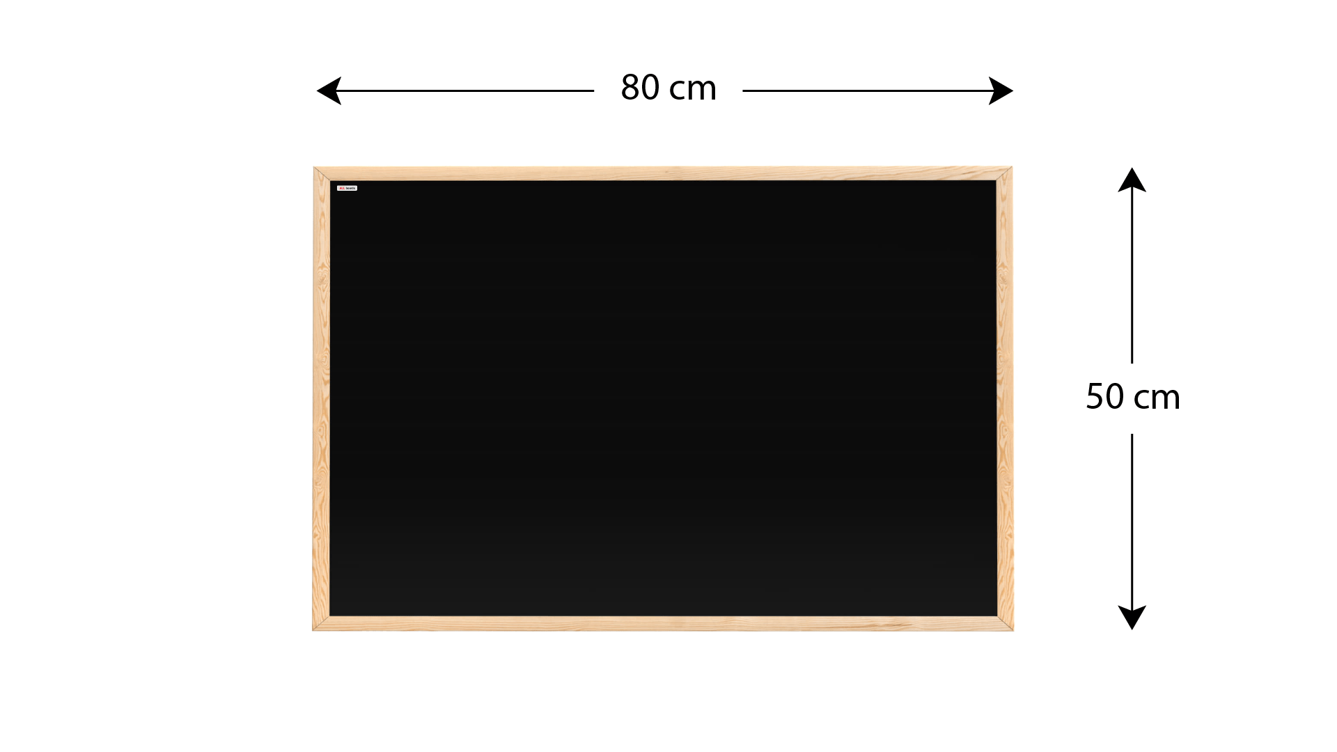 VEVOR Tableau Noir Magnetique 51x76 cm Tableau a Craie Noir avec