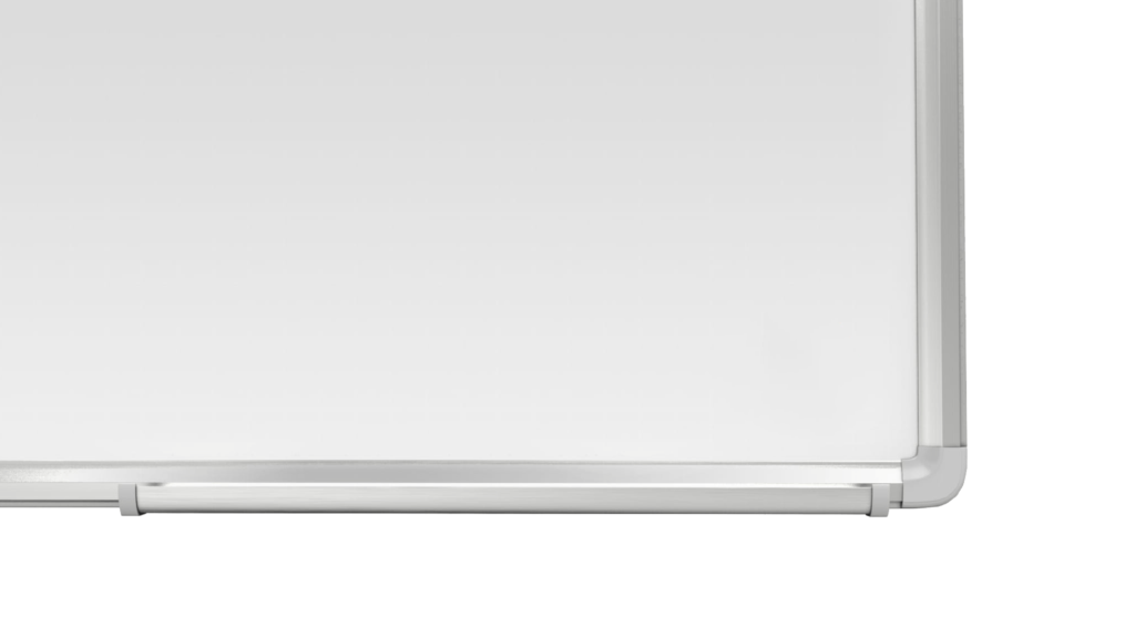 Tableau Blanc Emaillé Magnétique Effaçable à Sec avec Cadre en Aluminium 180x100cm