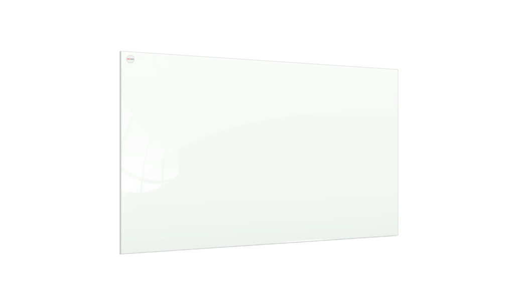 Tableau Blanc en Verre CLASSIC WHITE 100x70cm, Tableau Magnétique sans Cadre, Verre Trempé