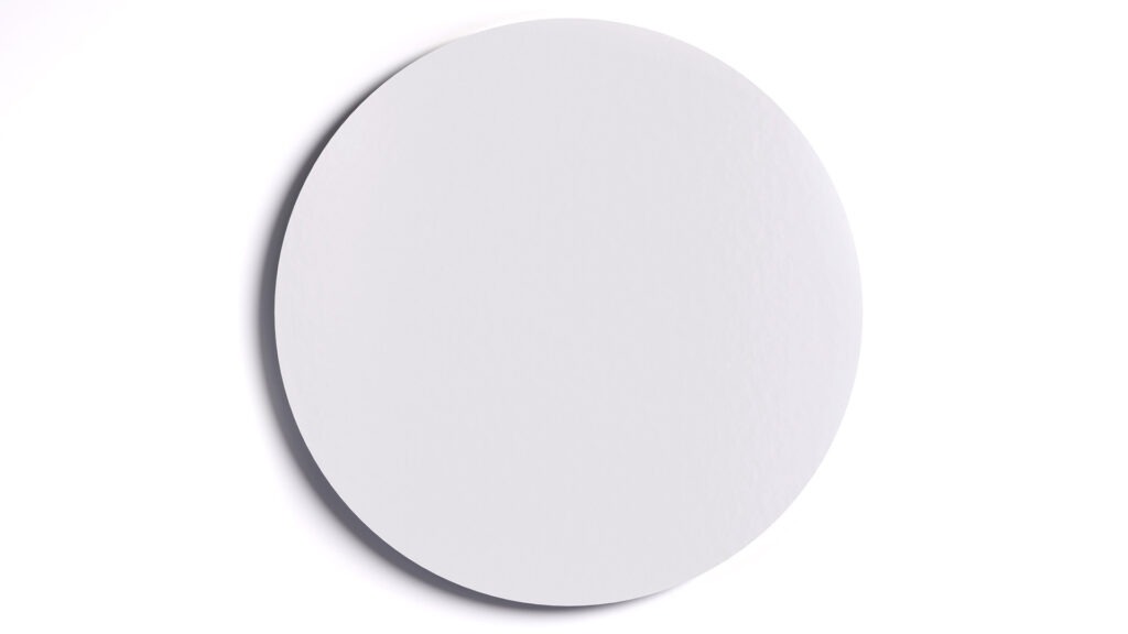 Panneau blanc magnétique ovale ROND diamètre 60cm - tableau blanc sans cadre