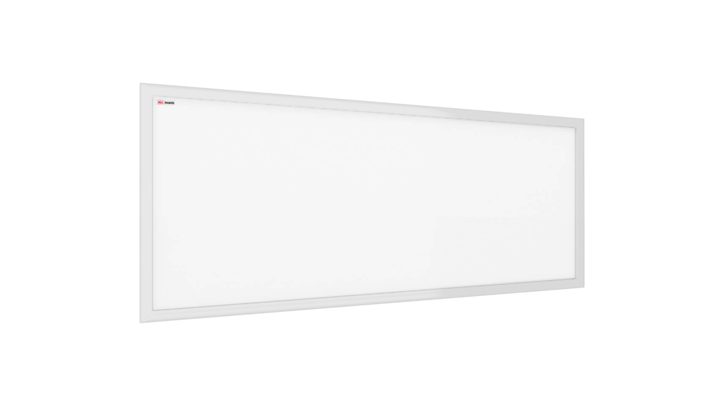 Tableau Blanc Magnétique Effaçable à Sec avec Cadre en Bois Blanc 30x70cm