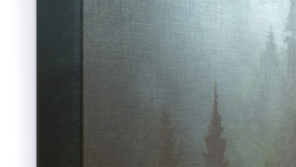 Tableau magnétique CANVASboards 90x60cm - Forêt dans le brouillard