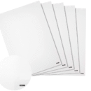 bloc papier quadrillé pour chevalet de conférence 65 x 98 cm (2 x 50 feuilles) - blanc