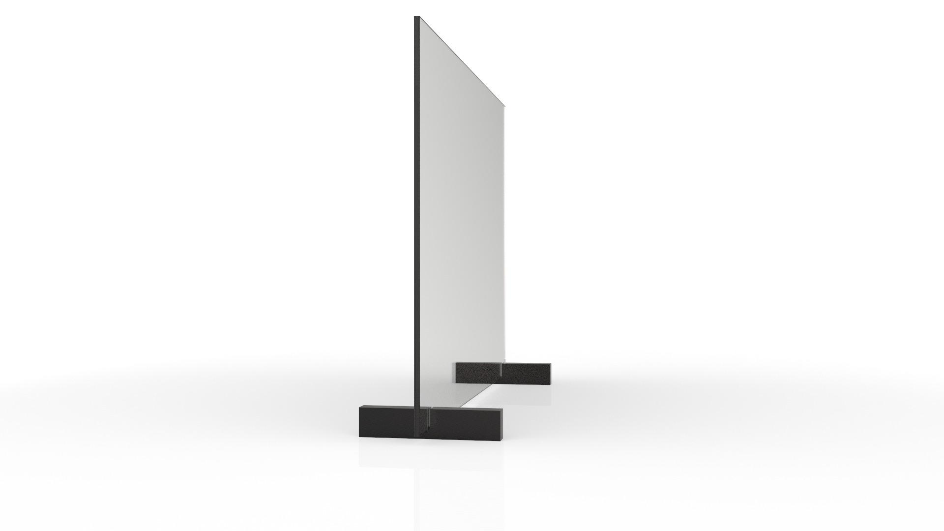 Cloison de Protection en Verre 100x70cm Transparent, Barrière de Sécurité, Verre Trempé de 4mm – Image 6