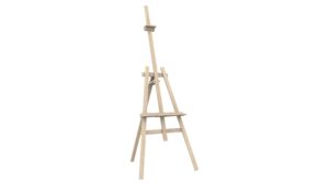 ALLboards Chevalet sur Trépied avec Cadre en Bois de Hêtre 145 cm, pour Peinture ou Atelier, Usage Externe