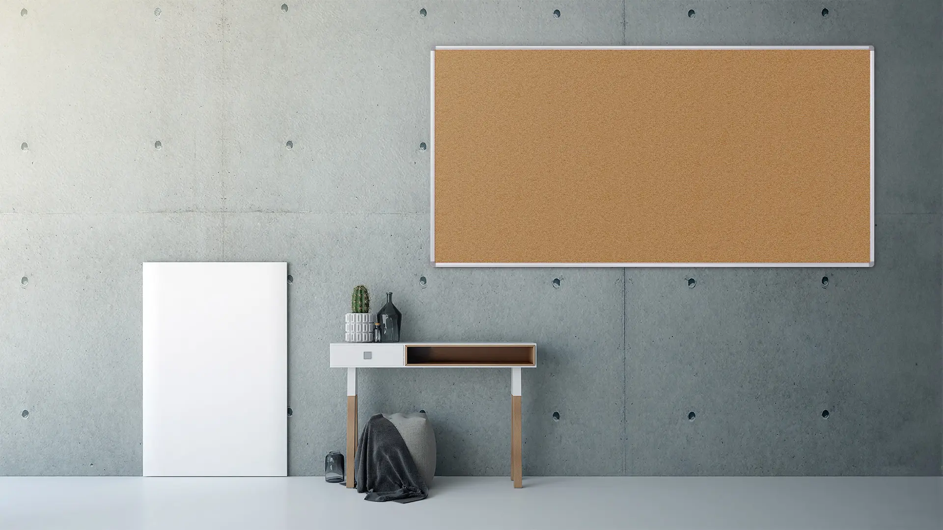 Tableau en Liège avec Cadre en Aluminium 200x100cm – Image 4