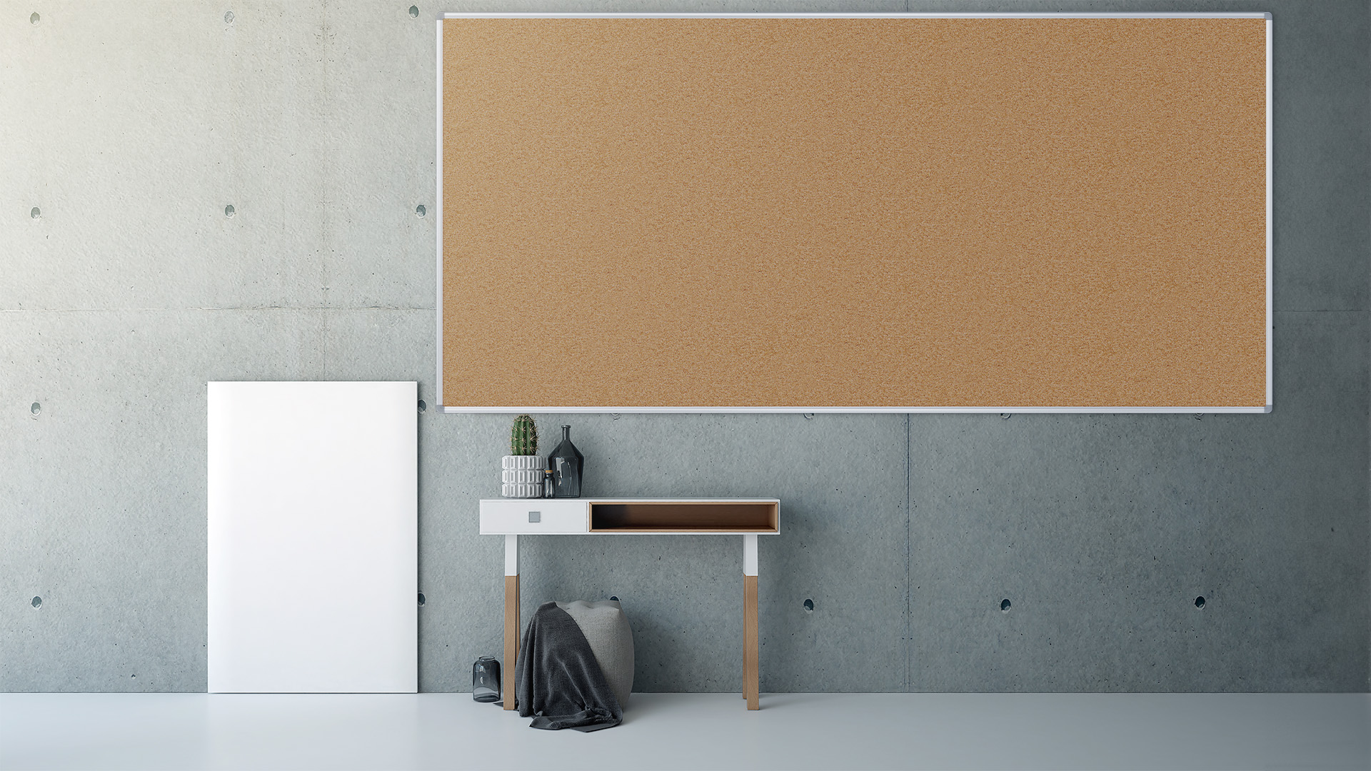 Tableau en Liège avec Cadre en Aluminium 250x120cm – Image 4