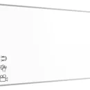 Tableau Blanc Emaillé Magnétique Effaçable à Sec avec Cadre en Aluminium 300x120 cm