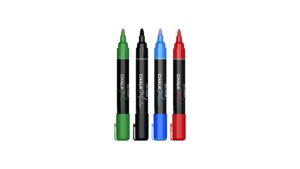 Ensemble de marqueurs à craie liquide: vert, noir, bleu, rouge