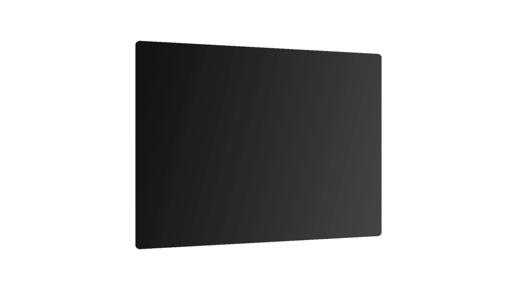 Plaque de Protection en Verre Trempé Universel et Multifonction - Planche à Découper & Plateau en Verre 30x40cm Style Noir Sombre