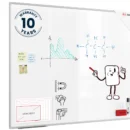 Tableau Blanc Magnétique Effaçable à Sec avec Cadre en Aluminium Premium EXPO 150x120cm + accessoires