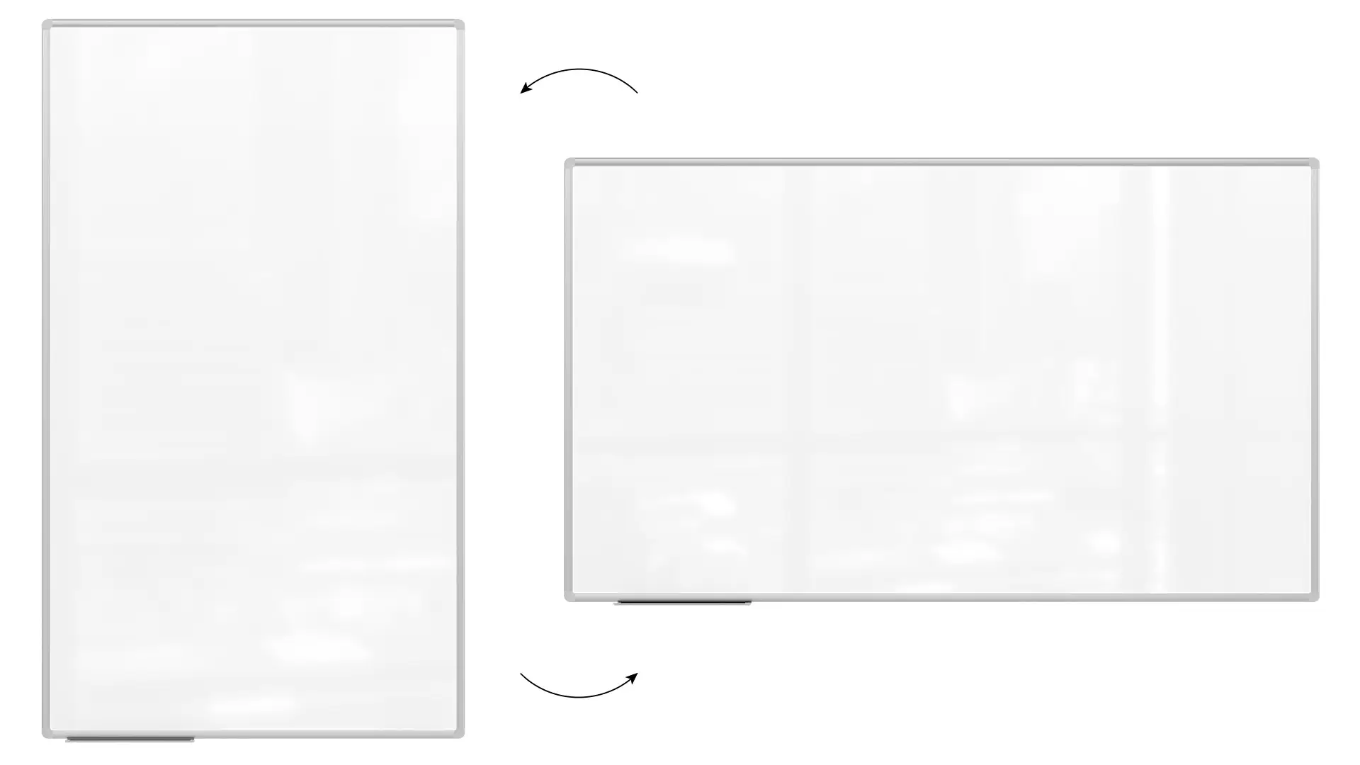 Tableau Blanc Magnétique Effaçable à Sec avec Cadre en Aluminium Premium EXPO 170x100cm + accessoires – Image 5