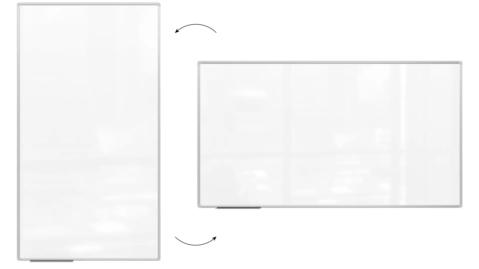 Tableau Blanc Magnétique Effaçable à Sec avec Cadre en Aluminium Premium EXPO 180x100cm + accessoires – Image 5