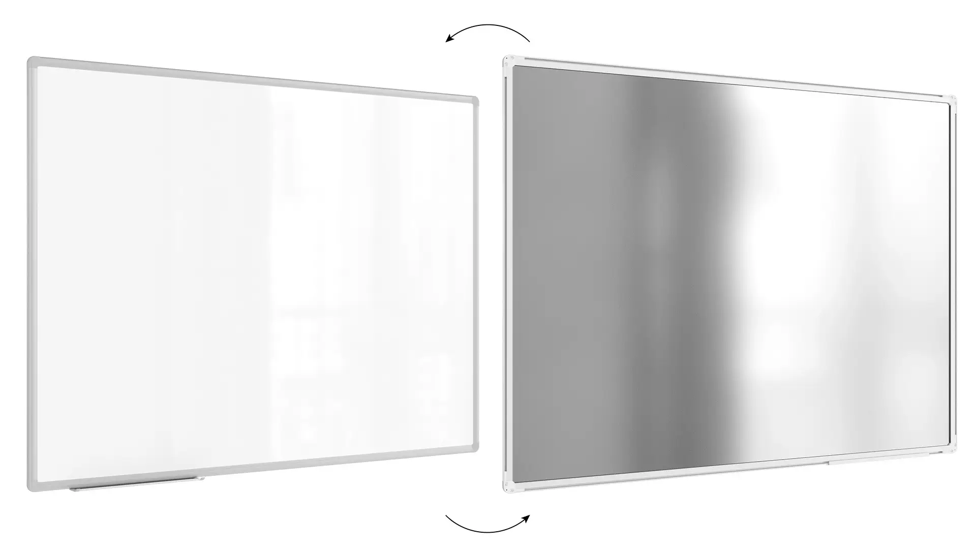 Tableau Blanc Magnétique Effaçable à Sec avec Cadre en Aluminium Premium EXPO 60x40cm + accessoires – Image 11