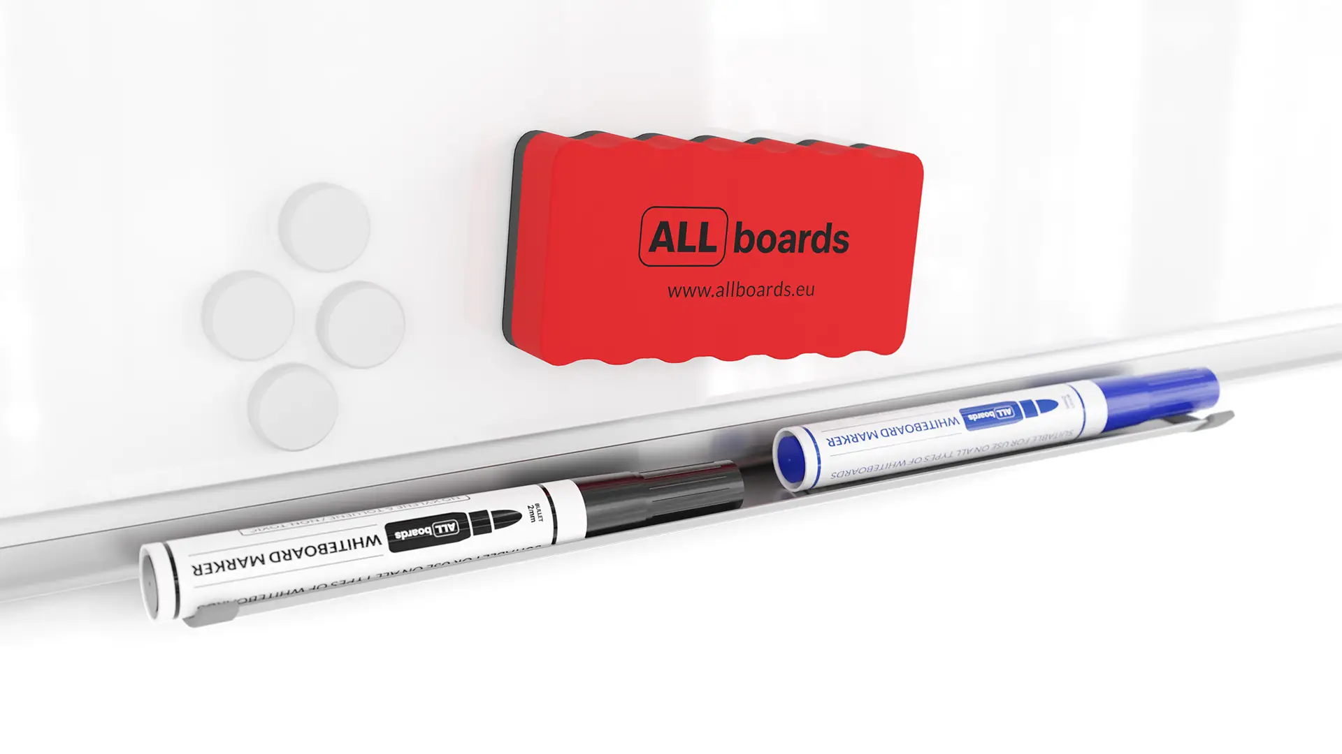Tableau Blanc Magnétique Effaçable à Sec avec Cadre en Aluminium Premium EXPO 60x40cm + accessoires – Image 8