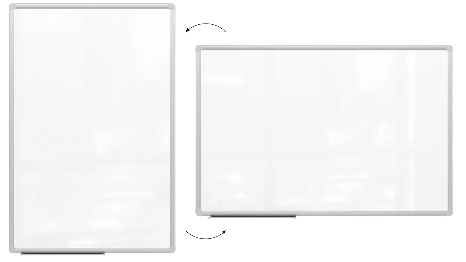 Tableau Blanc Magnétique Effaçable à Sec avec Cadre en Aluminium Premium EXPO 90x60cm + accessoires – Image 5