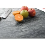 Plaque de Protection en Verre Trempé Universel et Multifonction - Planche à Découper & Plateau en Verre 60x52cm avec Motif Granite Roche Pierre