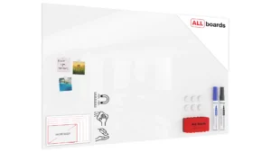 Tableau Magnétique en Métal Blanc 150x90cm, MetalBoards pour tout type d'Aimants