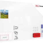 Tableau Magnétique en Métal Blanc 60x40cm, MetalBoards pour tout type d'Aimants