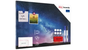 Tableau magnétique pour aimants METALboards,  voie lactée et arbre 60x40 cm  + ensemble d'accessoires GRATUIT