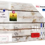 Tableau magnétique pour aimants METALboards, planches en blanc 60x40 cm + ensemble d'accessoires GRATUIT
