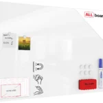 Tableau Magnétique en Métal Blanc 90x60cm, MetalBoards pour tout type d'Aimants