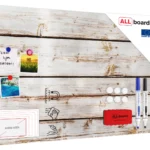 Tableau magnétique pour aimants METALboards, planches en blanc 90x60 cm + ensemble d'accessoires GRATUIT