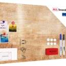 Tableau magnétique pour aimants METALboards, bois massif 90x60 cm + ensemble d'accessoires GRATUIT