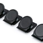 Clips magnétiques noirs - lot de 4 aimants