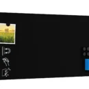 Tableau magnétique à craie SLIMboard sans cadre 90x30 cm + ACCESSOIRES