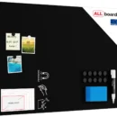 Tableau magnétique à craie SLIMboard sans cadre 90x60 cm + ACCESSOIRES