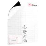 Feuille Magnétique Effaçable à Sec 80x95cm - Petits Carreaux