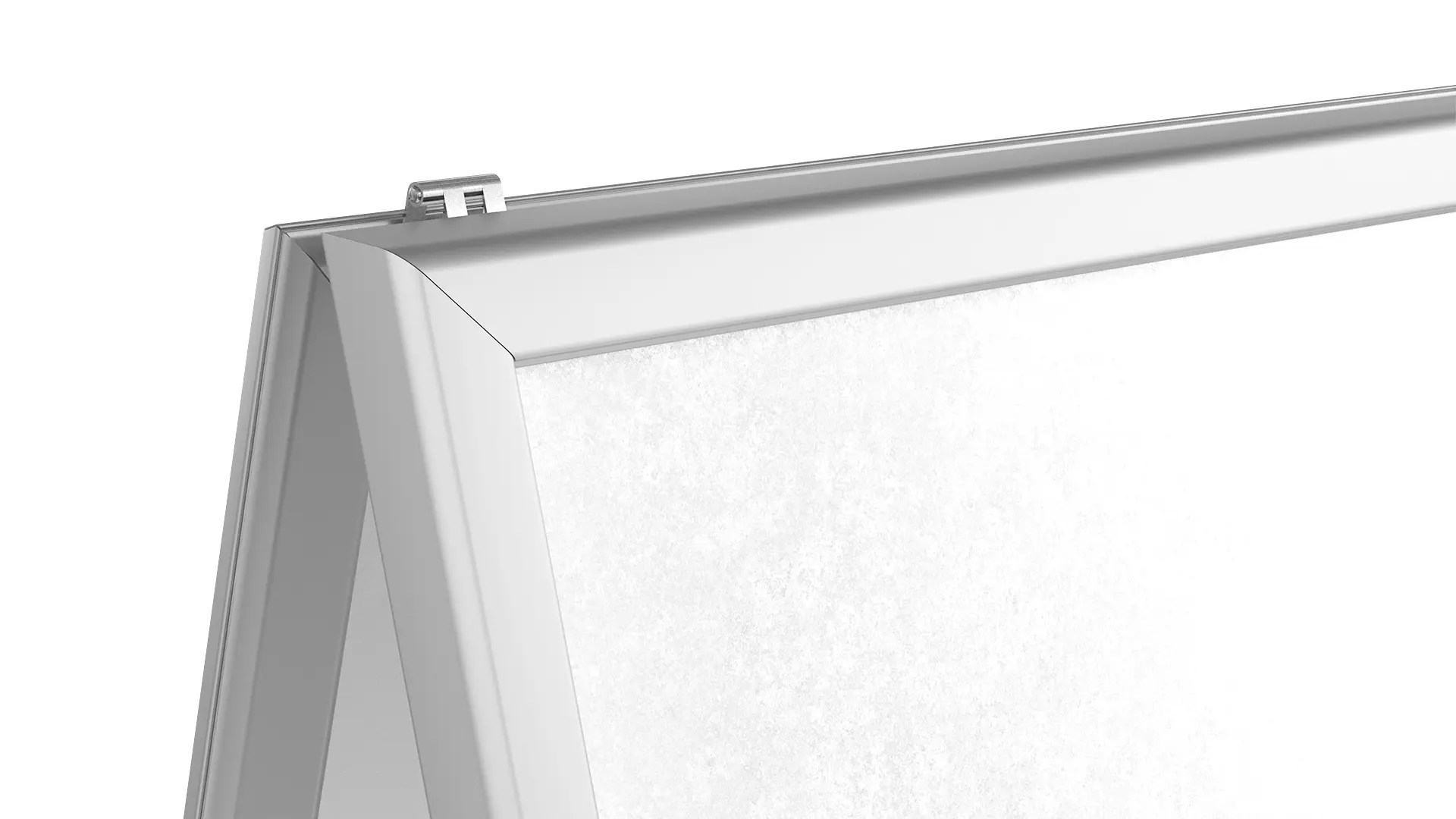 Chevalet Porte-Affiche Double Face Cadre en Aluminium Gris - Format B2 – Image 4