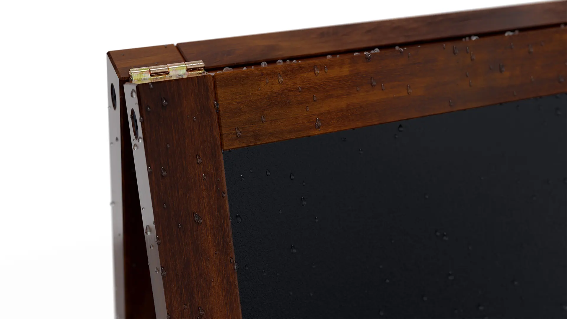 Chevalet Stop Trottoir Etanche magnétique avec Cadre en Bois Laqué 150x61cm + ACCESSOIRES – Image 7