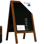 Chevalet Stop Trottoir Lourd Étanche 118x61cm, Chevalet Publicitaire Irréversible
