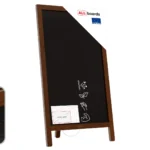 Chevalet stop-trottoir pliable étanche avec une surface à craie - 78x44 cm - support publicitaire