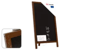 Chevalet stop-trottoir pliable étanche avec une surface à craie - 78x44 cm - support publicitaire