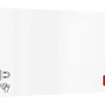 Tableau magnétique effaçable à sec SLIMboard sans cadre 300x120 cm + ACCESSOIRES