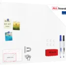 Tableau magnétique effaçable à sec SLIMboard sans cadre 90x60 cm + ACCESSOIRES