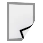 Pochette Magnétique pour Documents A4 Argent
