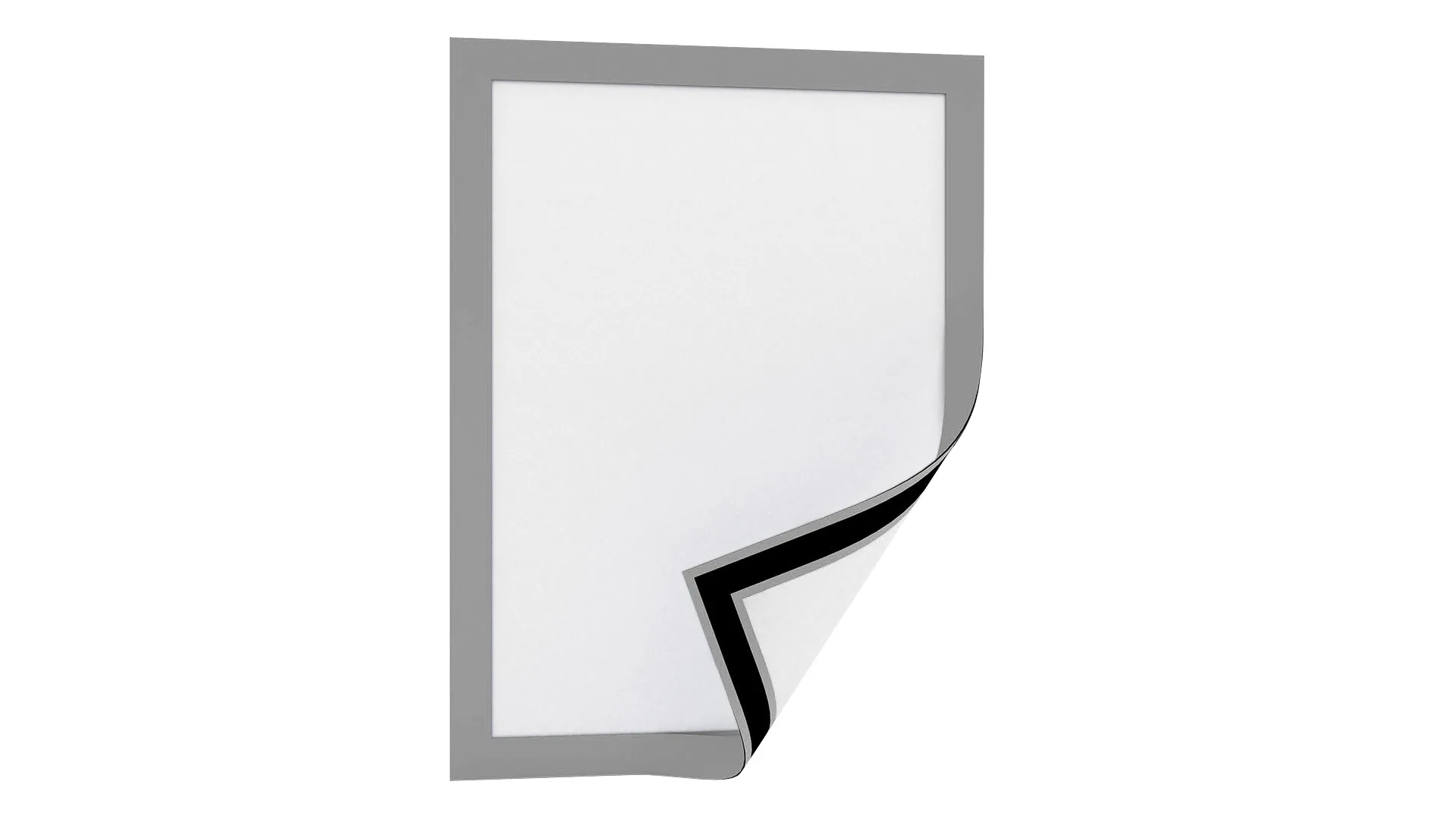 Pochette Magnétique pour Documents A4 Argent