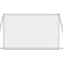 Vitrine d’Affichage Intérieur Blanche Magnétique avec Cadre en Aluminium 90x60cm