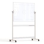 Tableau tactique mobile double face - magnétique et effaçable à sec - 120x90 cm