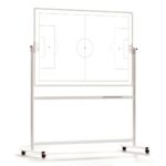 Tableau tactique mobile double face - magnétique et effaçable à sec - 150x100 cm